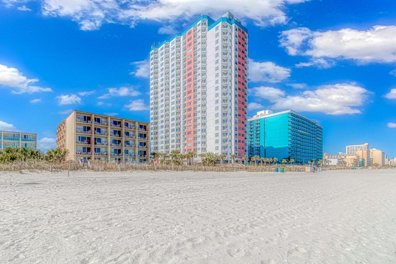 Angled Oceanfront Studio With Incredible Views! Palace Resort 1003 - Sleeps 4 Guests Myrtle Beach Exterior foto
